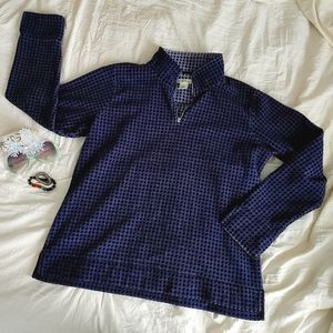 Microfleece Pullover | Orvis | Blue Polkadot